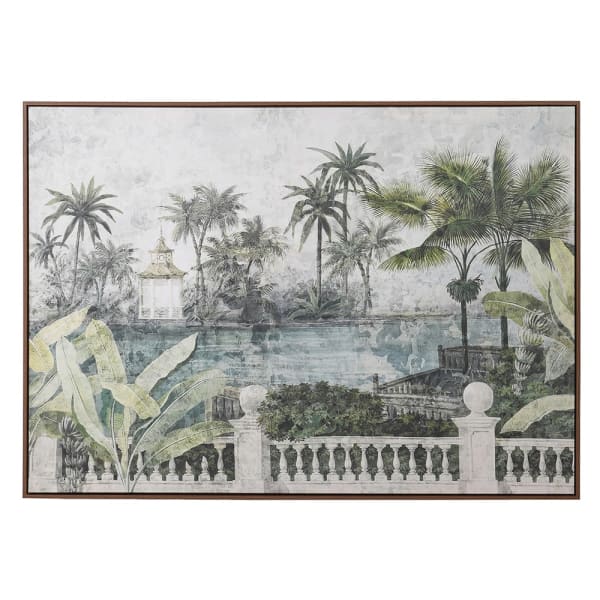 Jungle Village Framed Picture