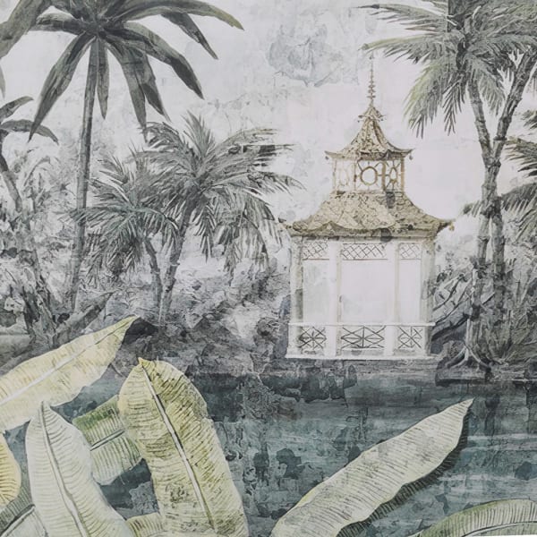 Jungle Village Framed Picture