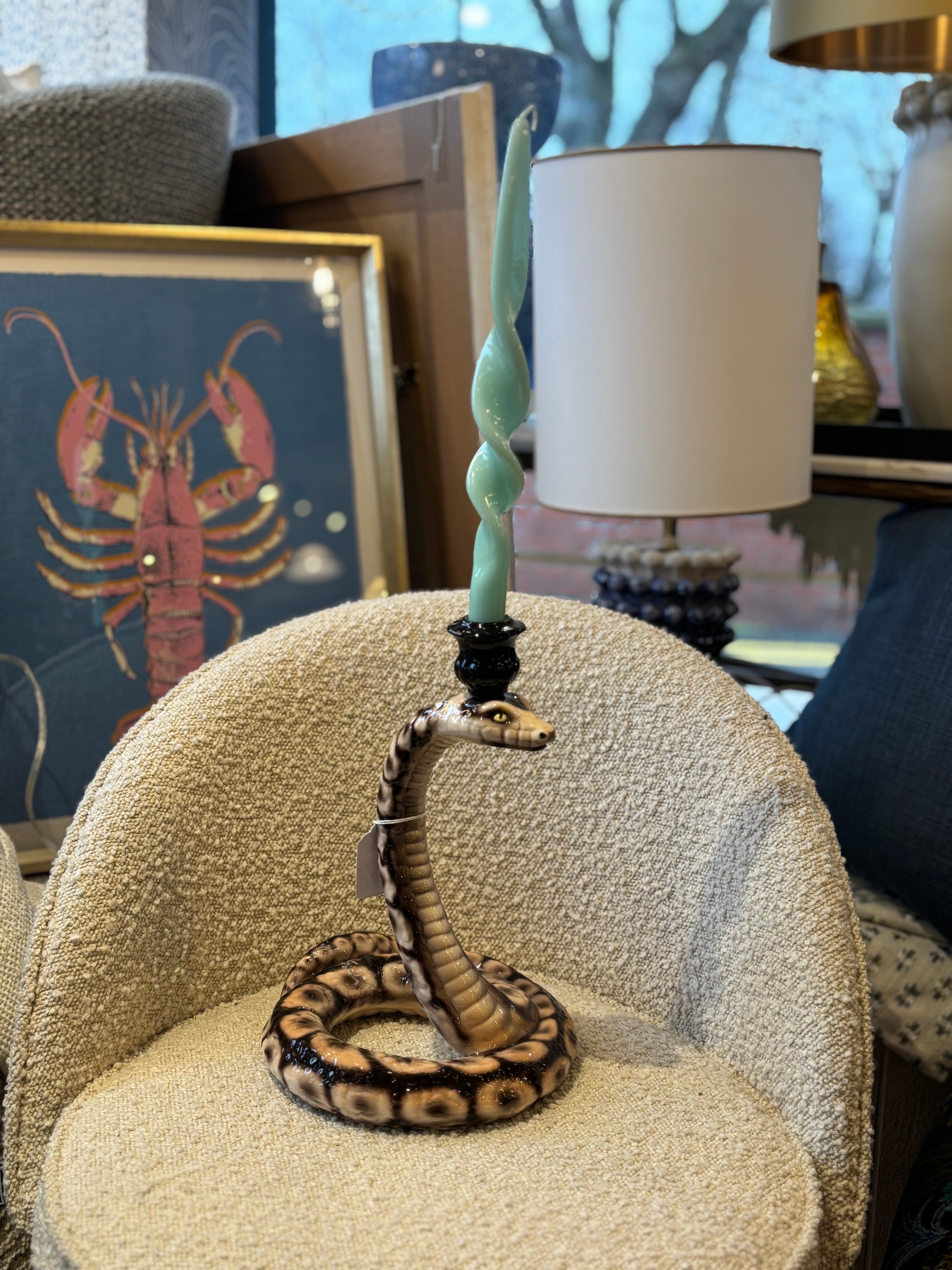 Small Python Candle Holder