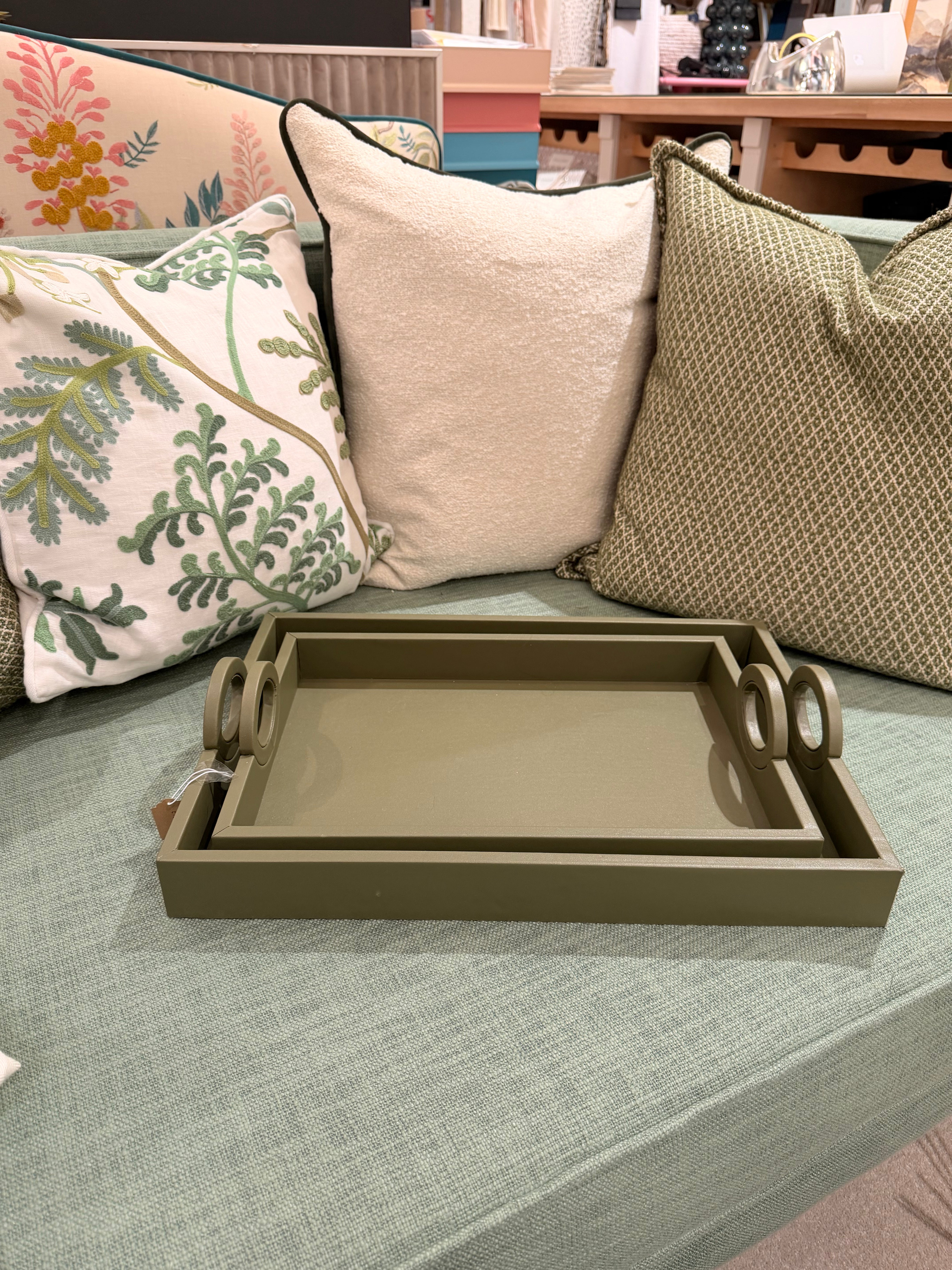 Faux Leather Tray
