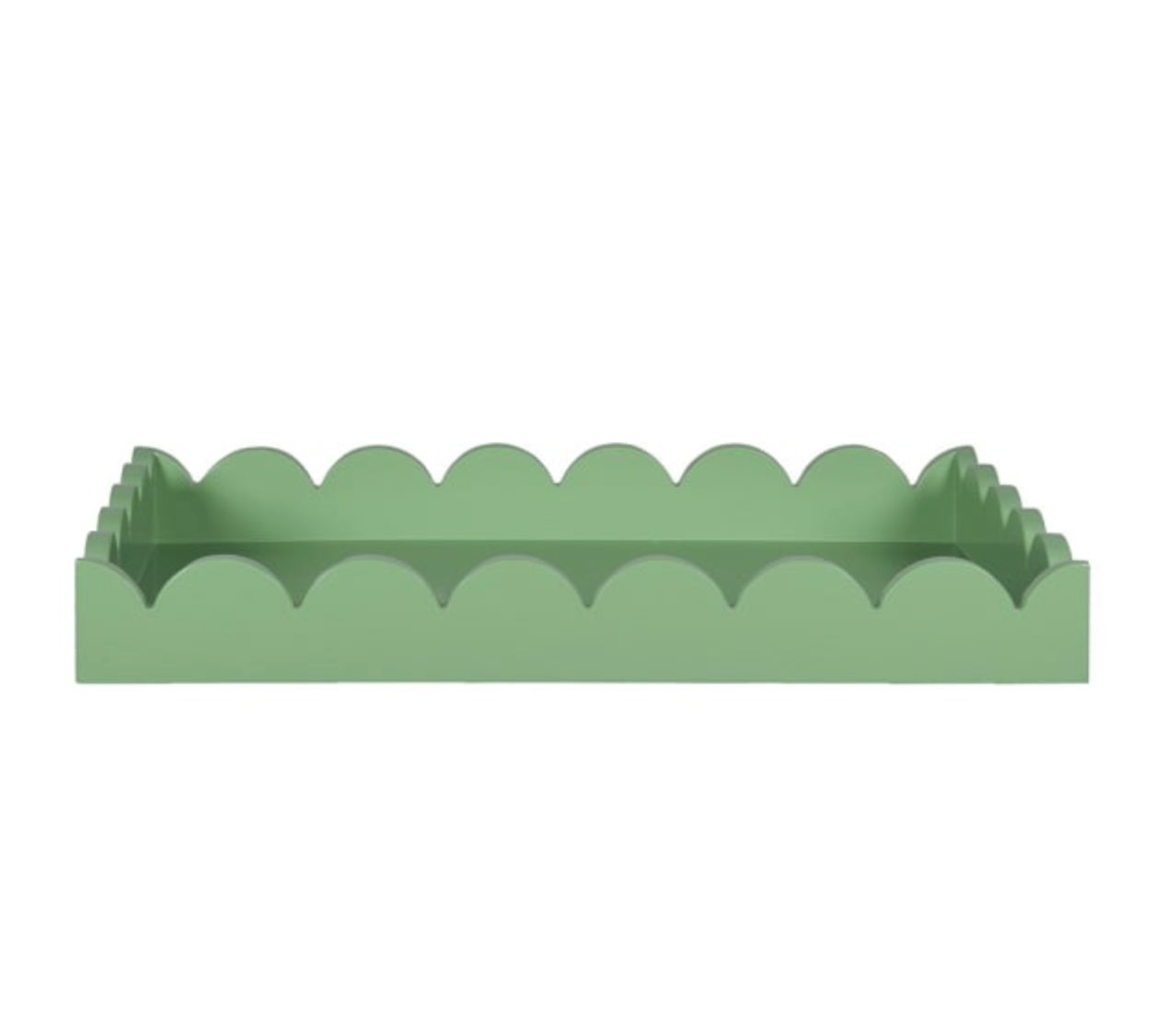 Set of 2 Mint Petal Trays