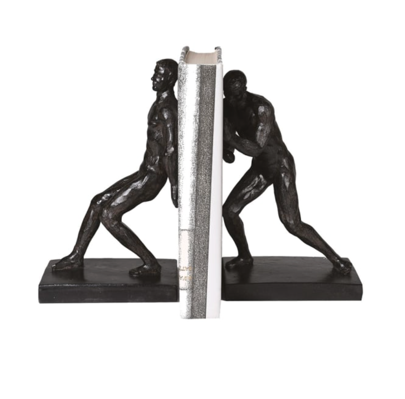 Push and Pull Men Bookends