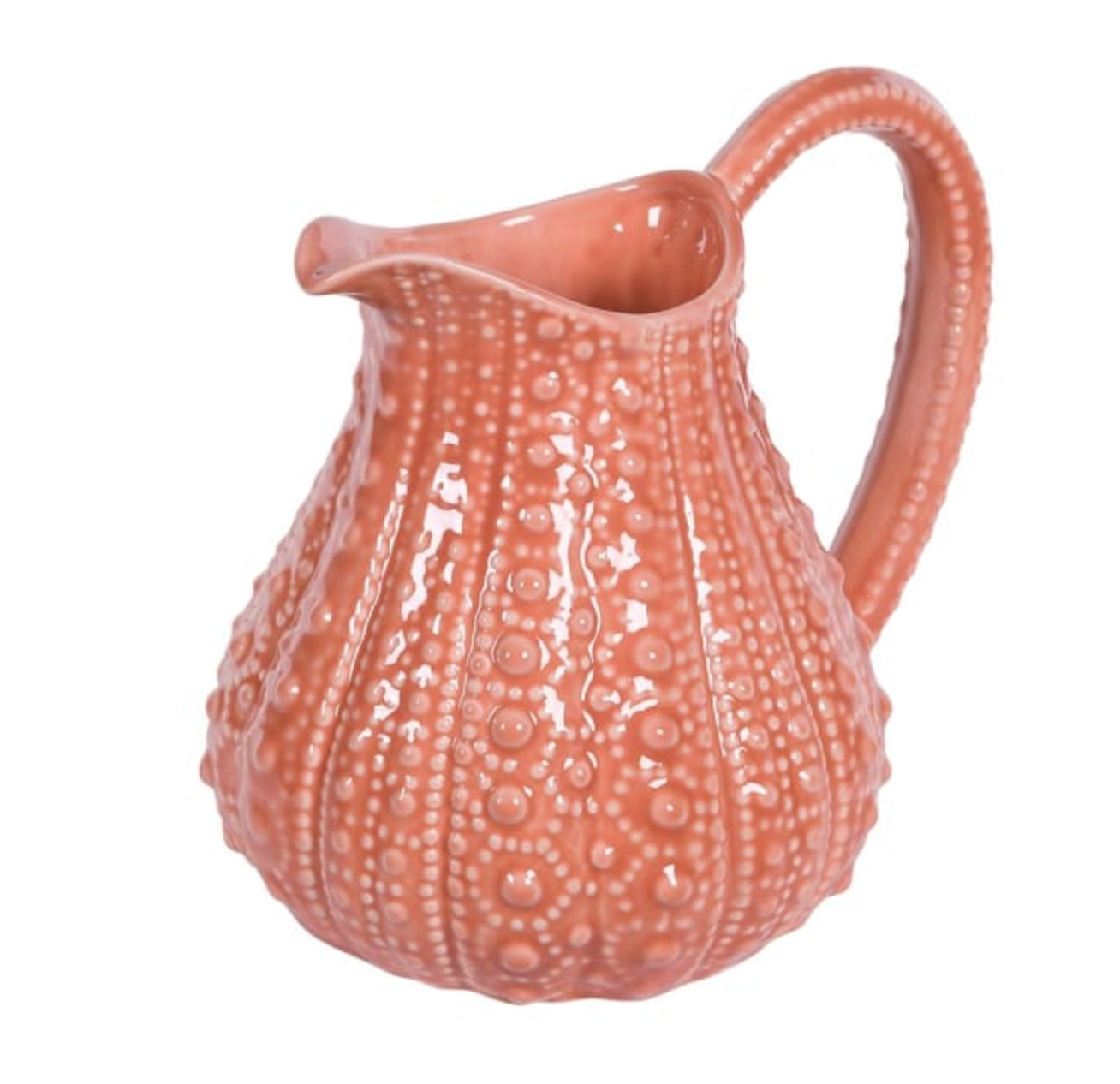 Large Pink Urchin Jug