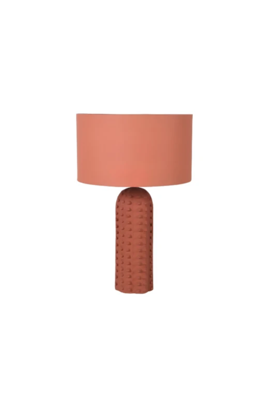 Terracotta Bobble Table Lamp with Shade