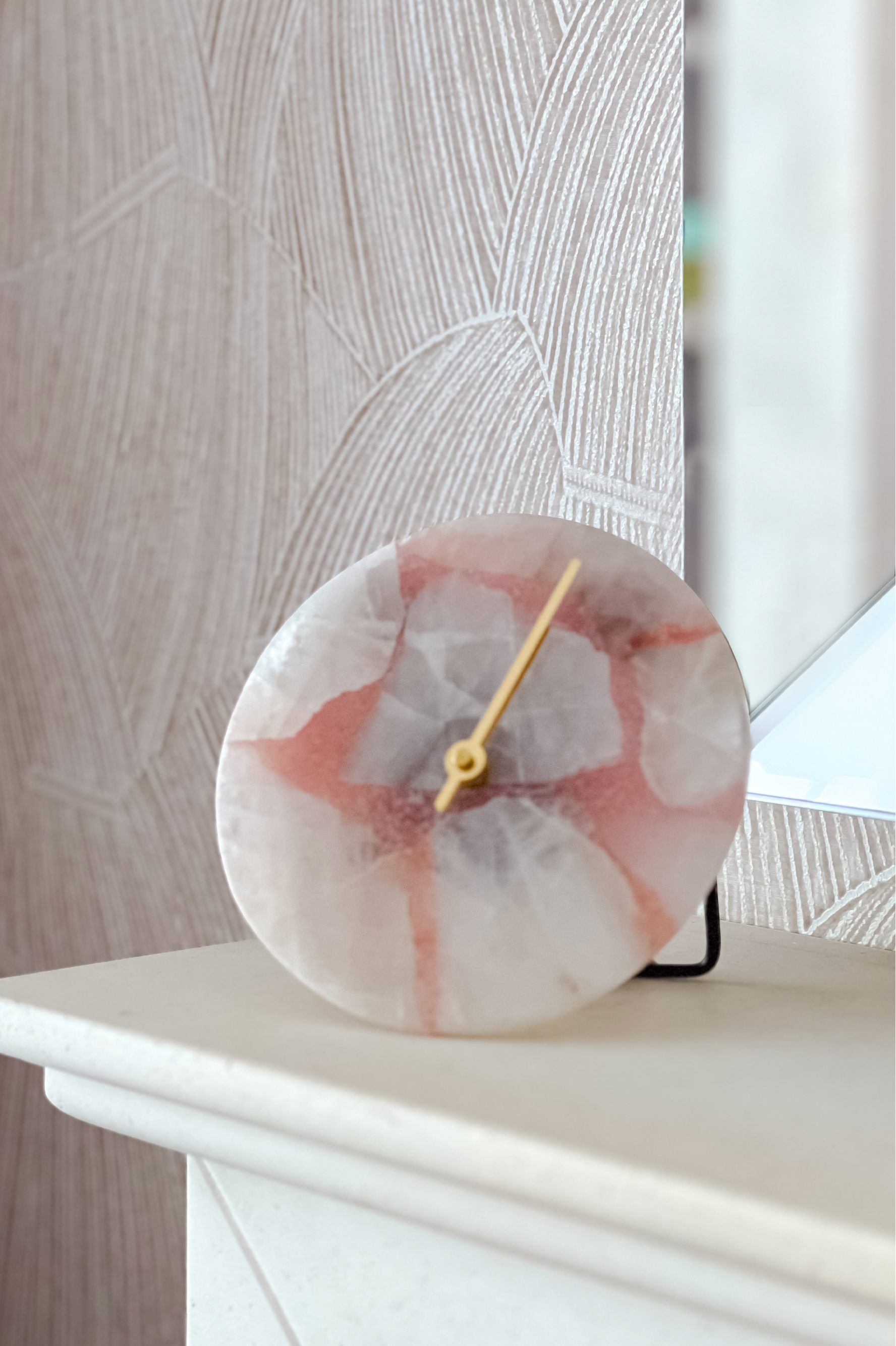Rose Quartz Clock