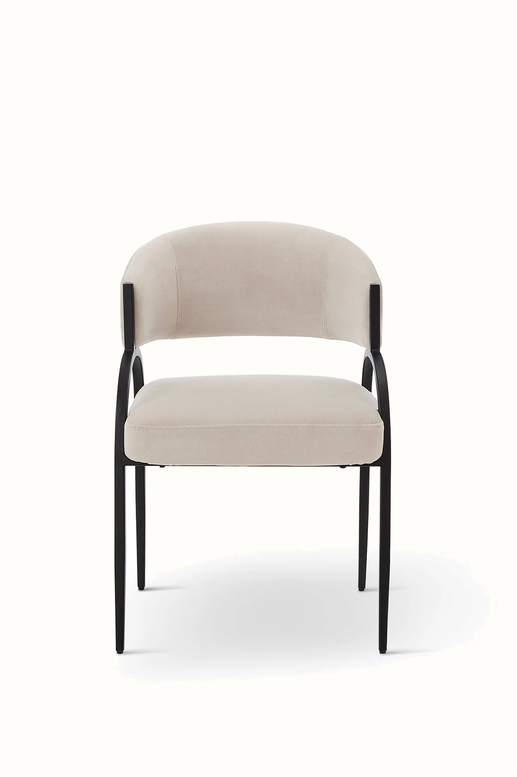 Grey Upholstered Dining Chair