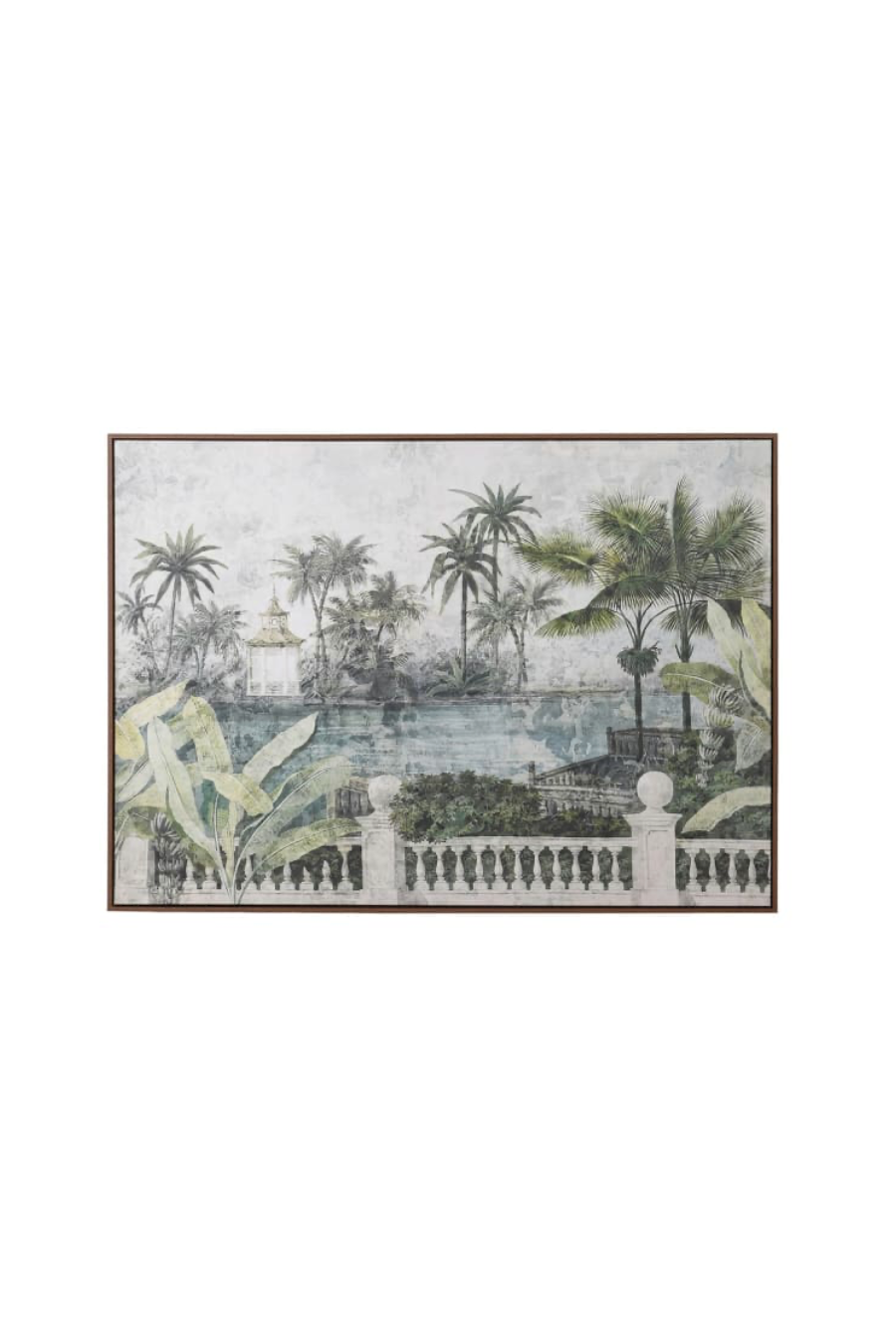Jungle Village Framed Picture