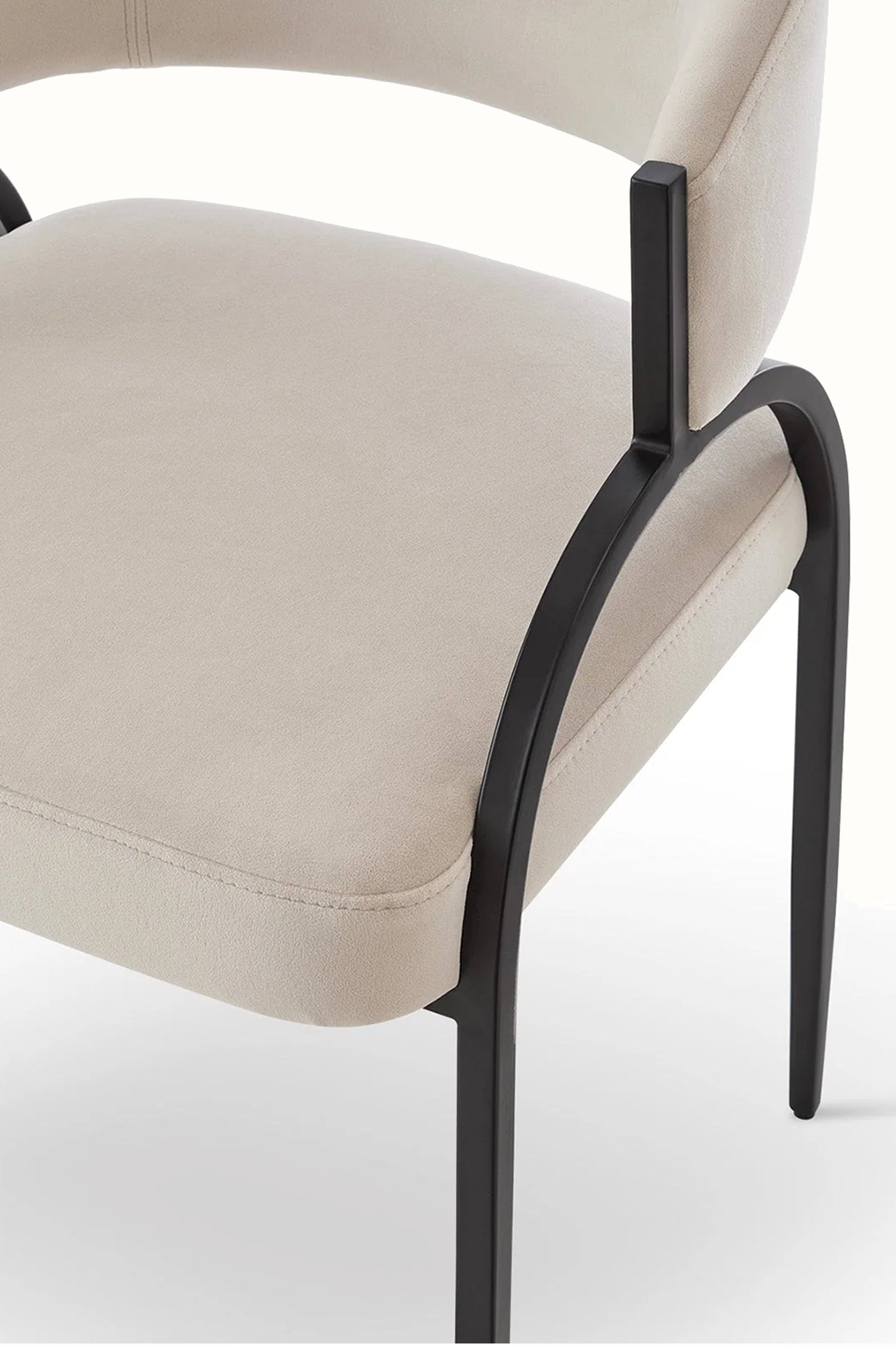 Grey Upholstered Dining Chair