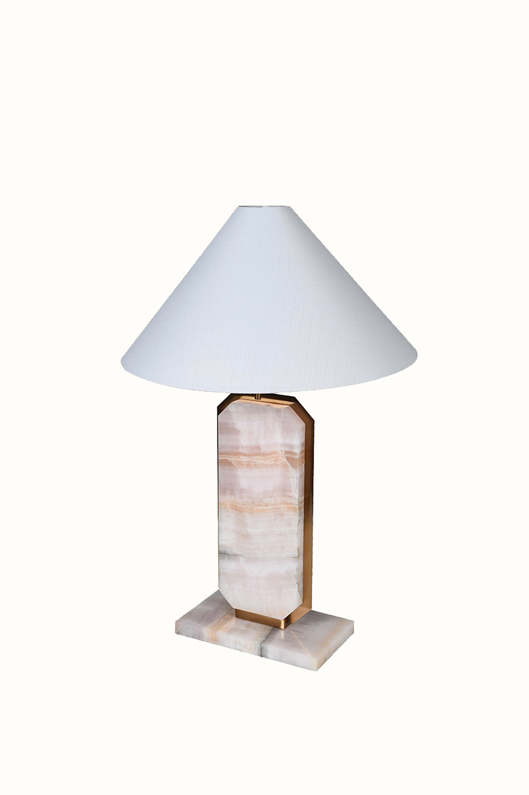 Blush Marble Table Lamp
