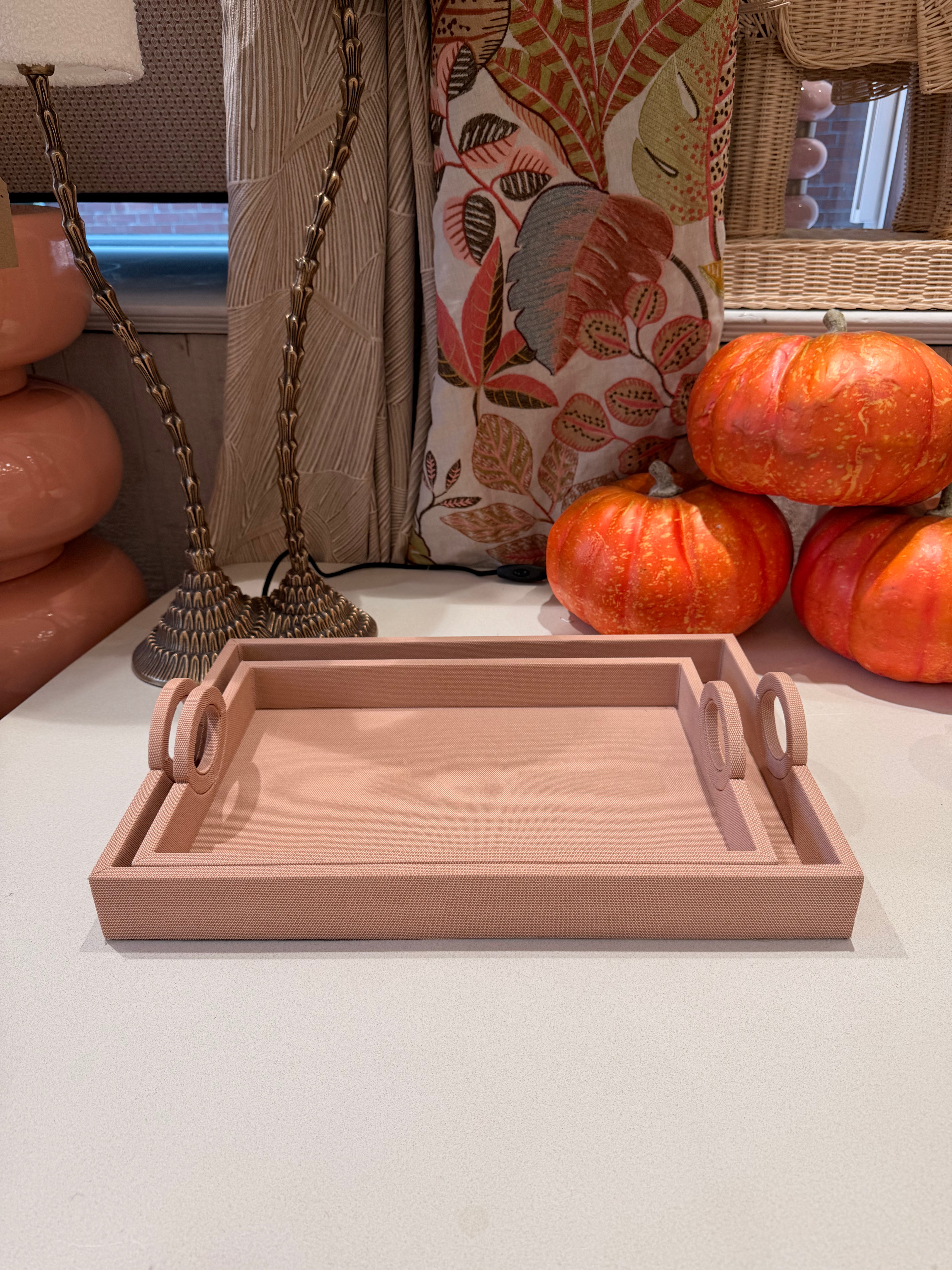 Faux Leather Tray