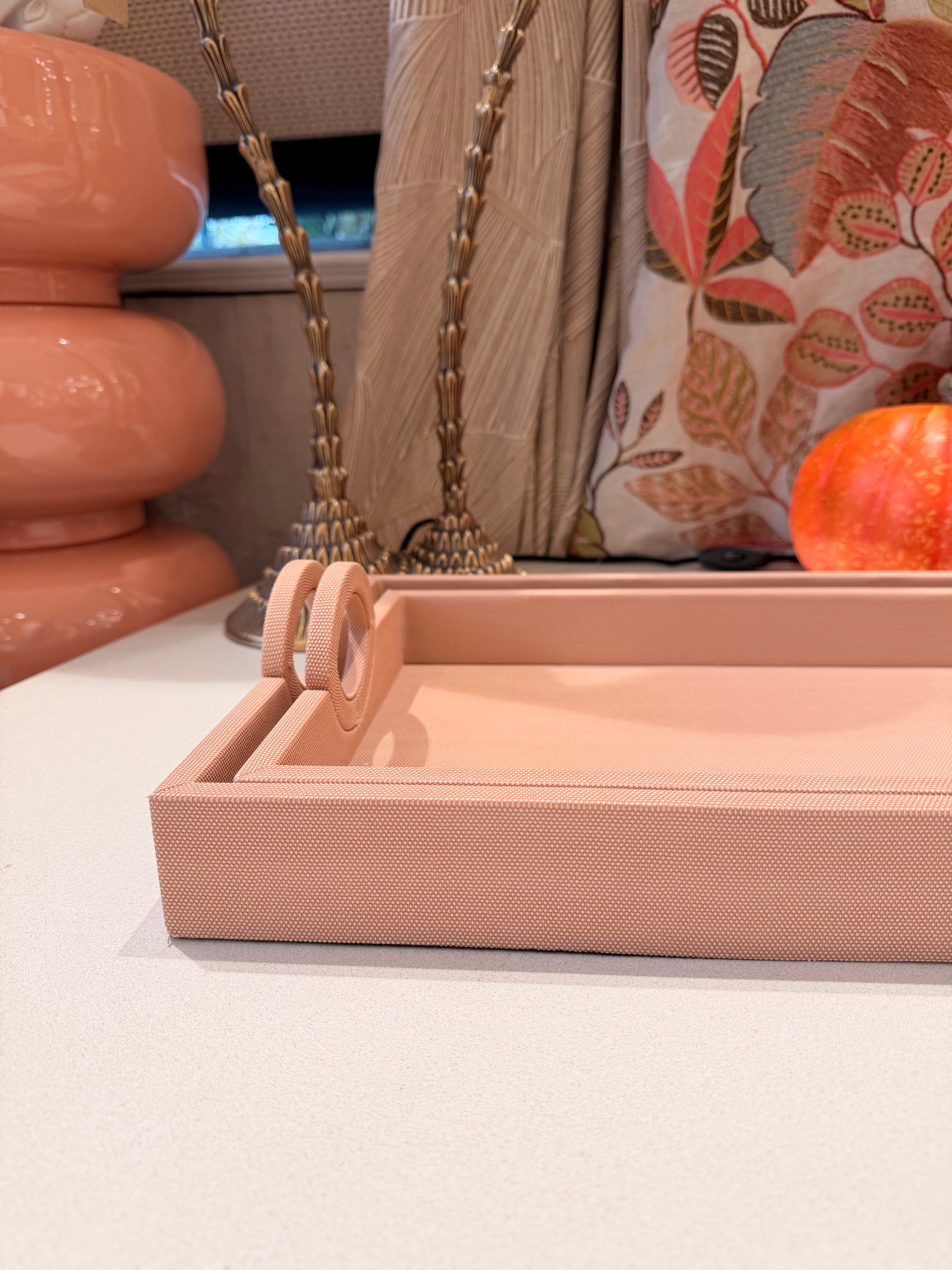 Faux Leather Tray