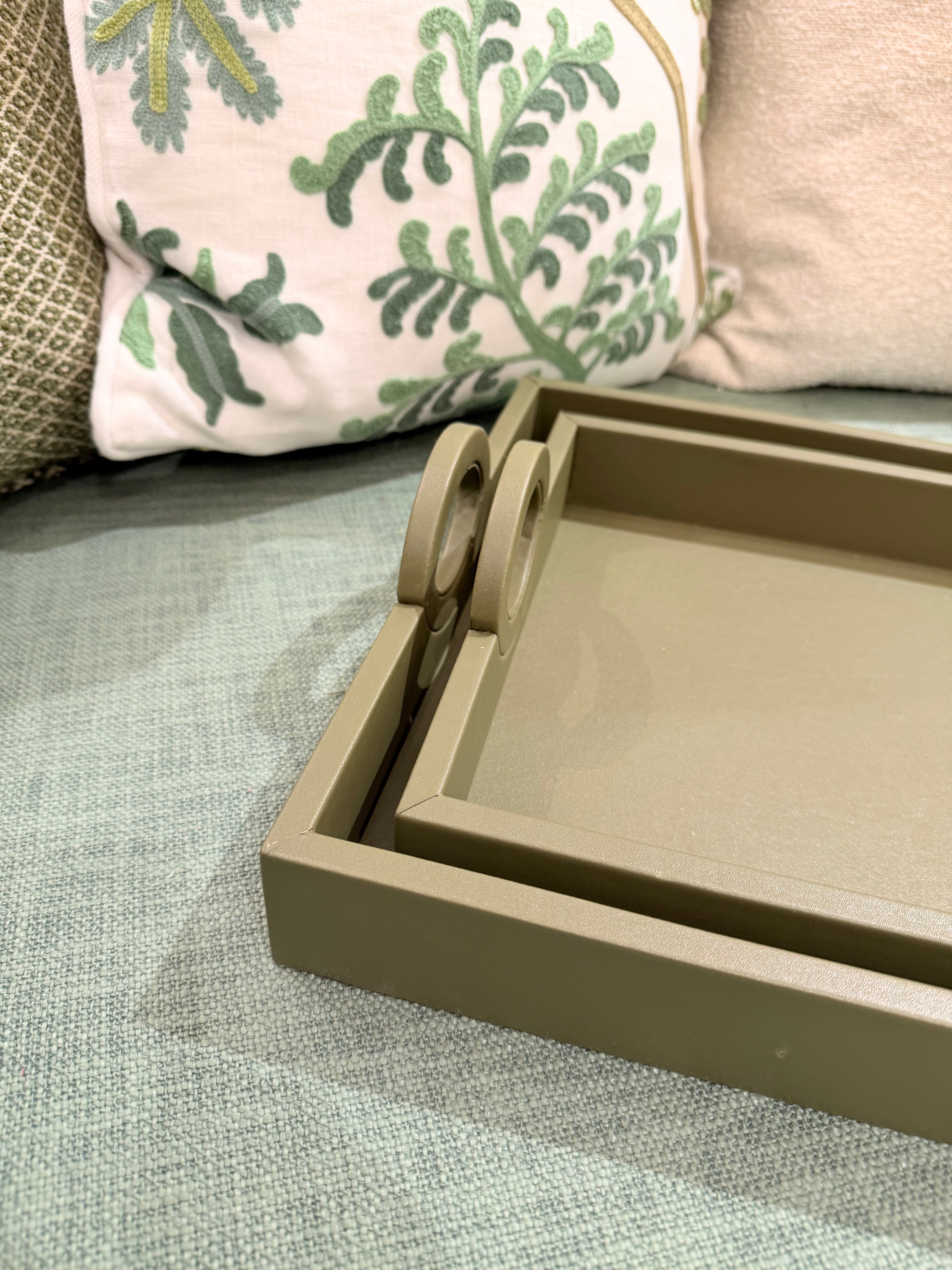 Faux Leather Tray
