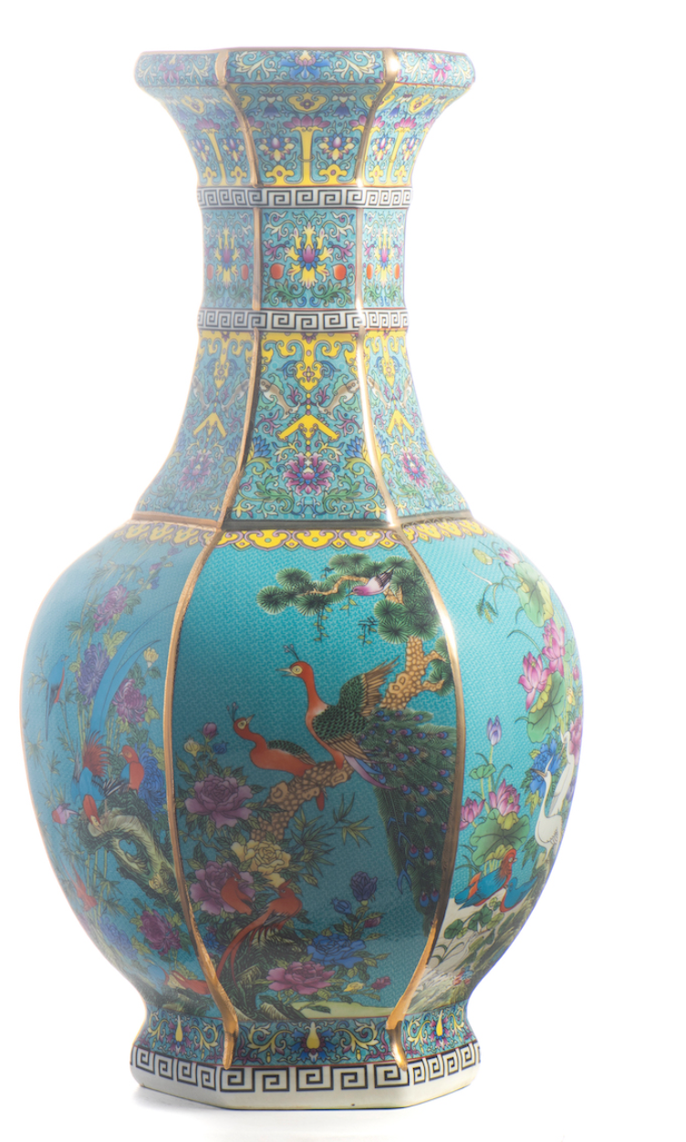 Decorative Vase Turquoise
