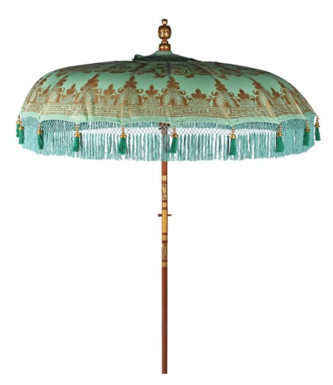 Hand Painted Mint Parasol
