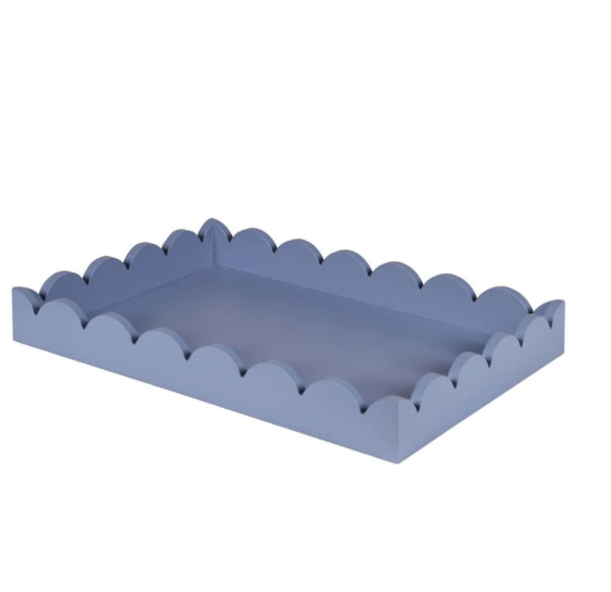 Set of 2 Blue Petal Trays