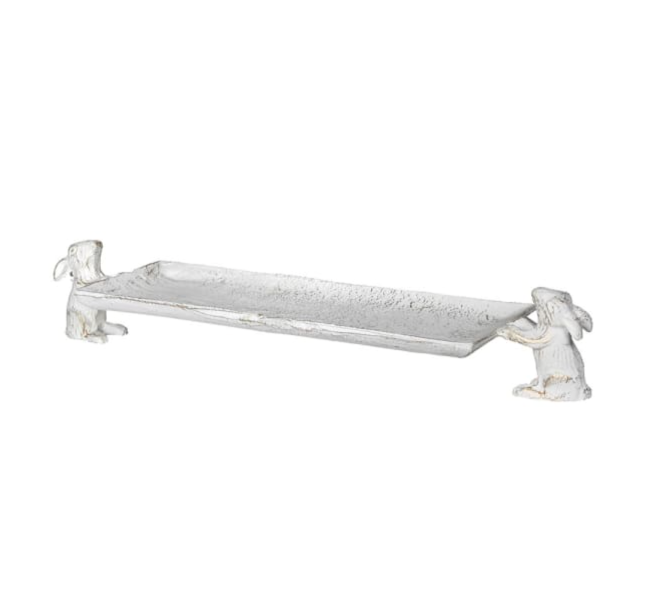 White Rabbits Holding Tray