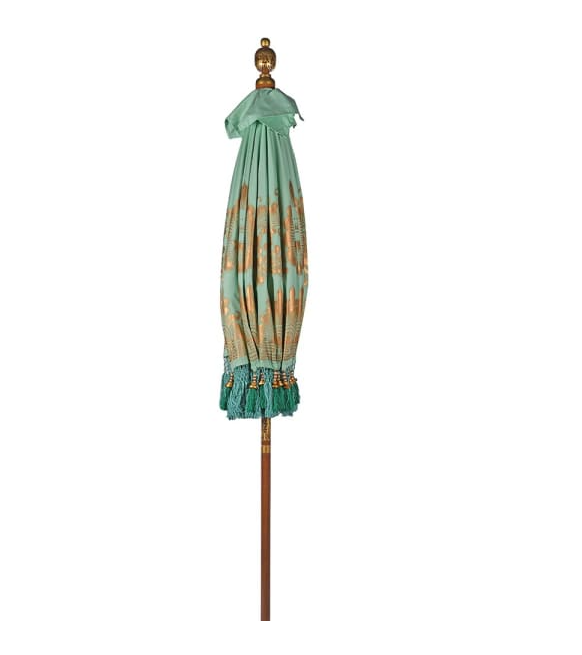 Hand Painted Mint Parasol