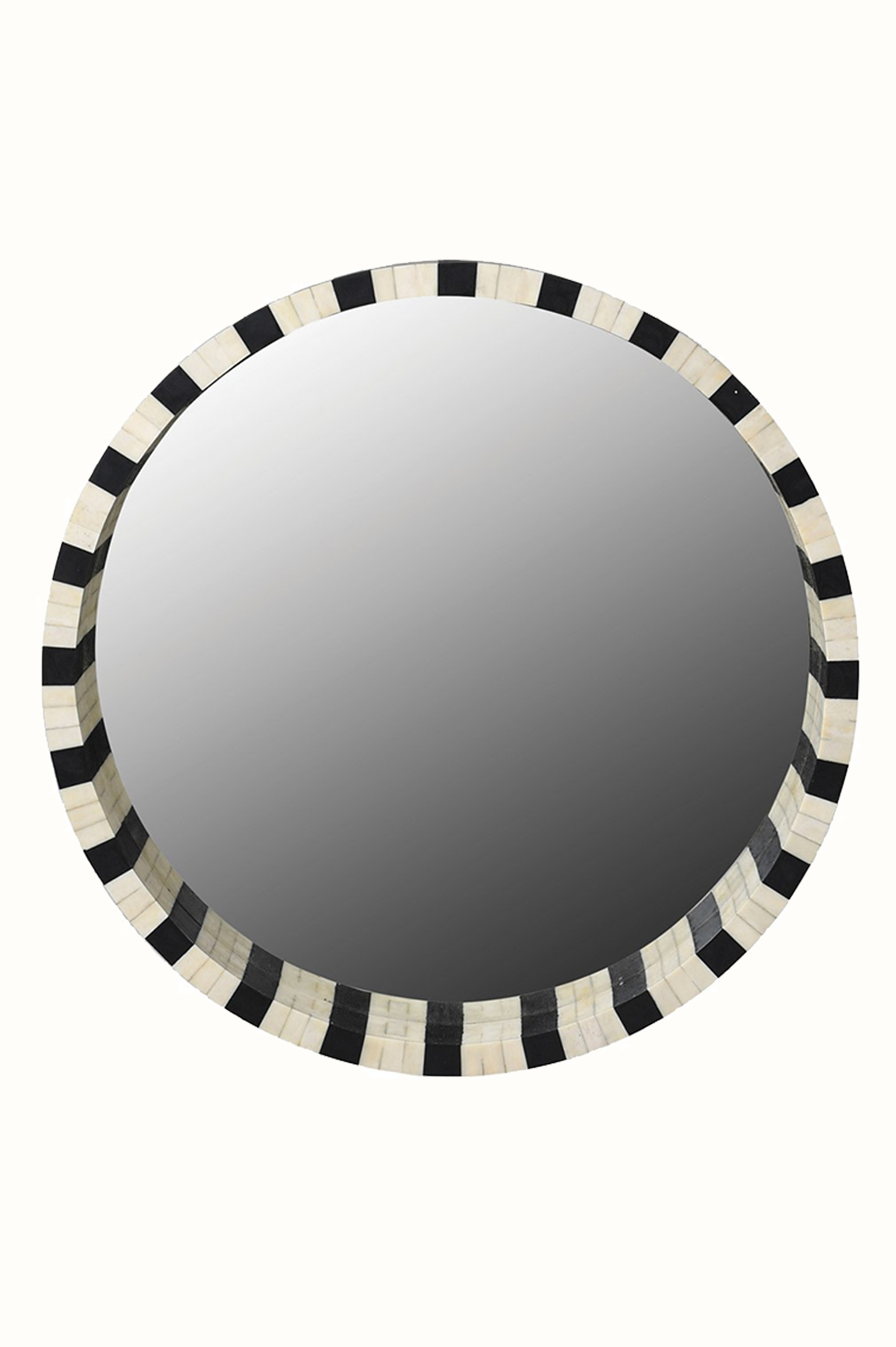 Black & White Porthole Mirror