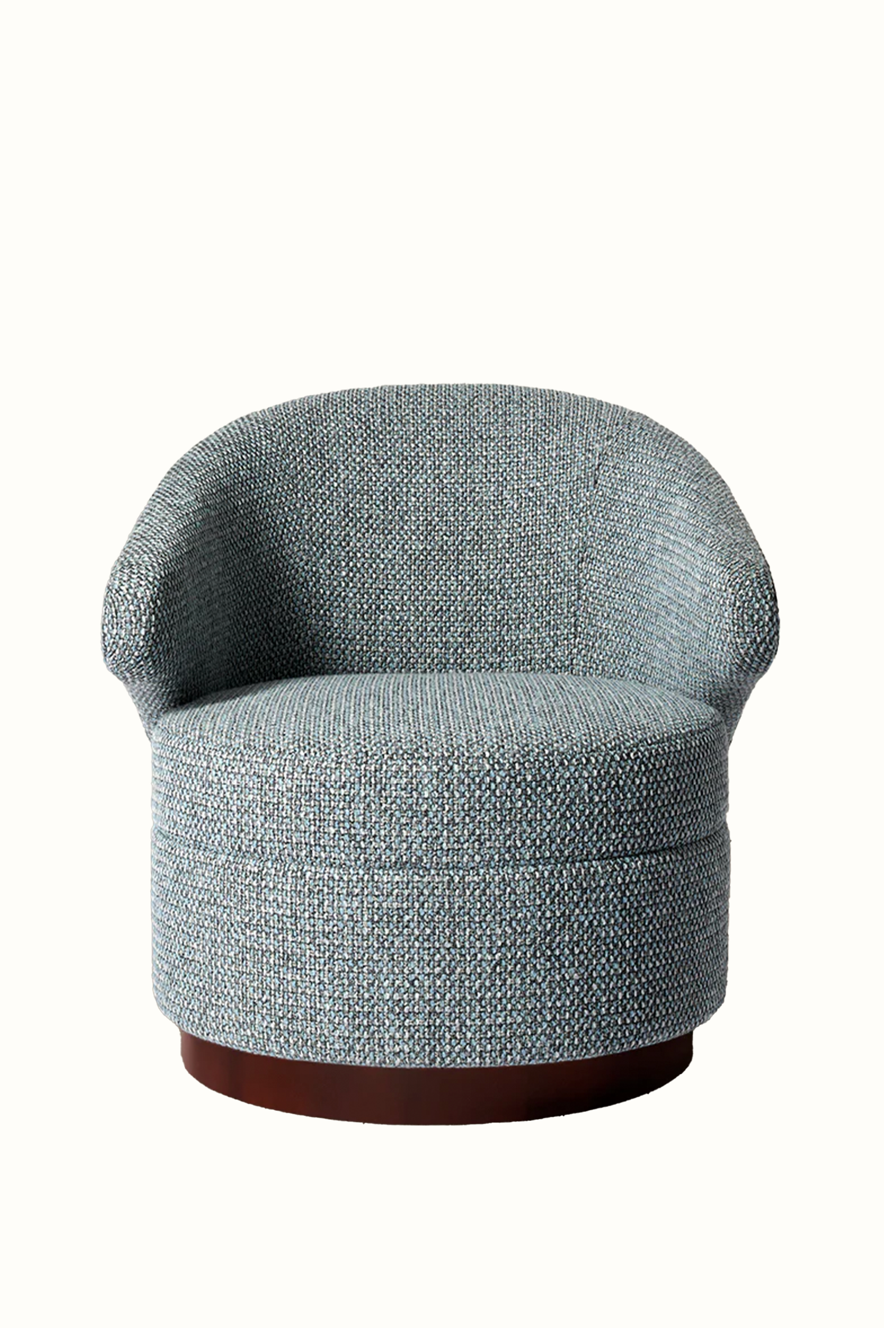 Blue Swivel Armchair