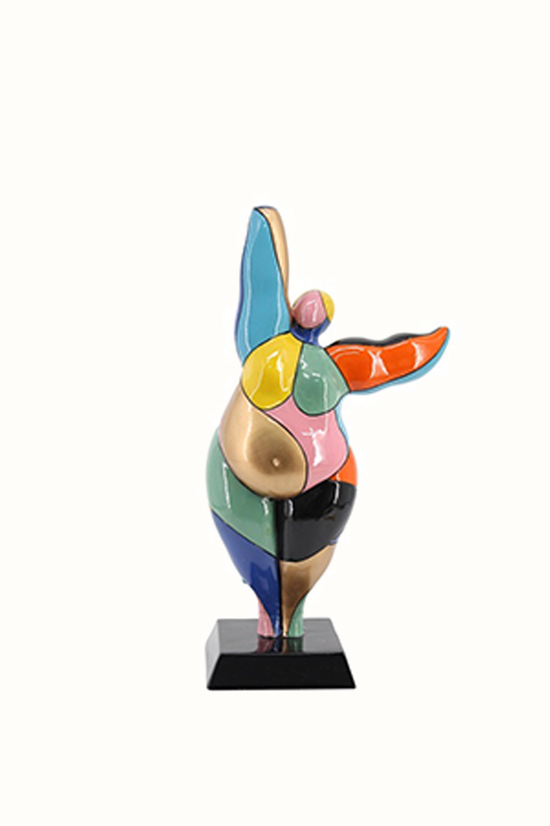 Colourful Resin Lady (set of 2)