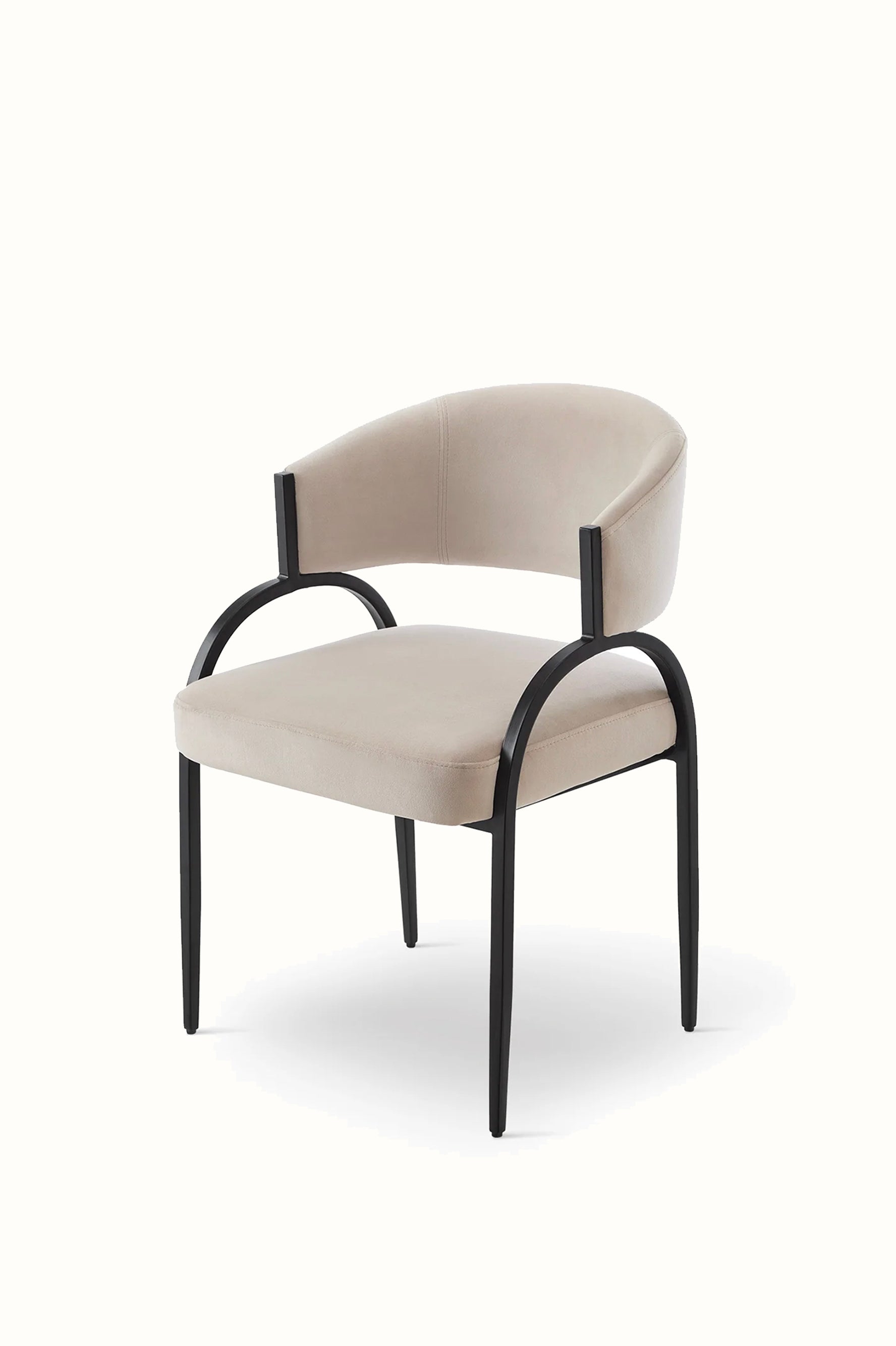 Grey Upholstered Dining Chair