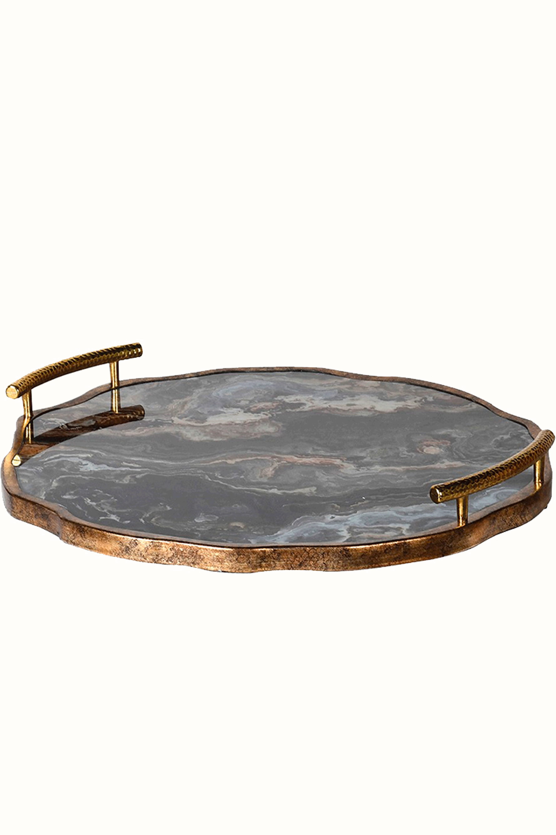 Marble Effect Flat Tray