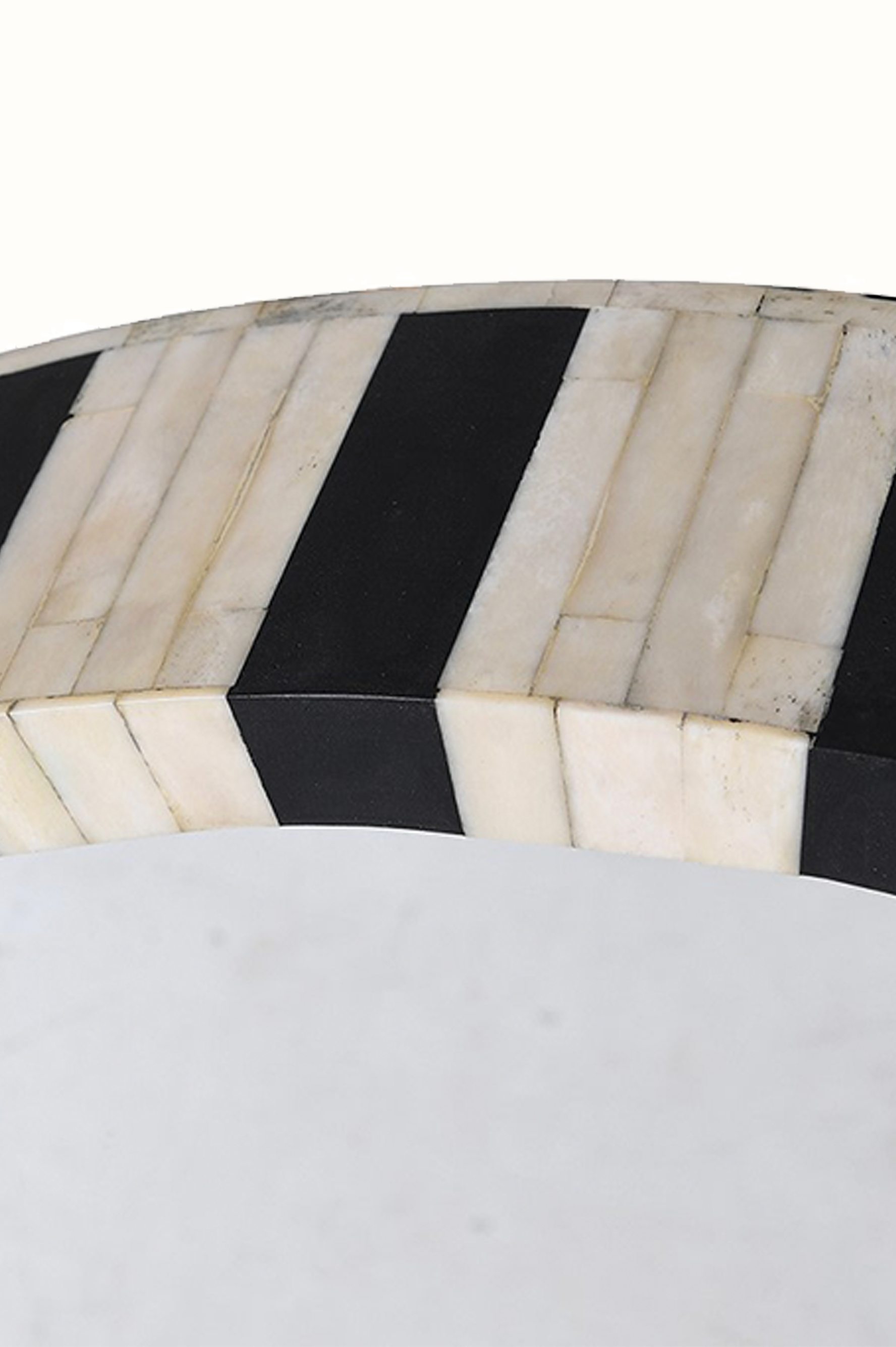 Black & White Porthole Mirror