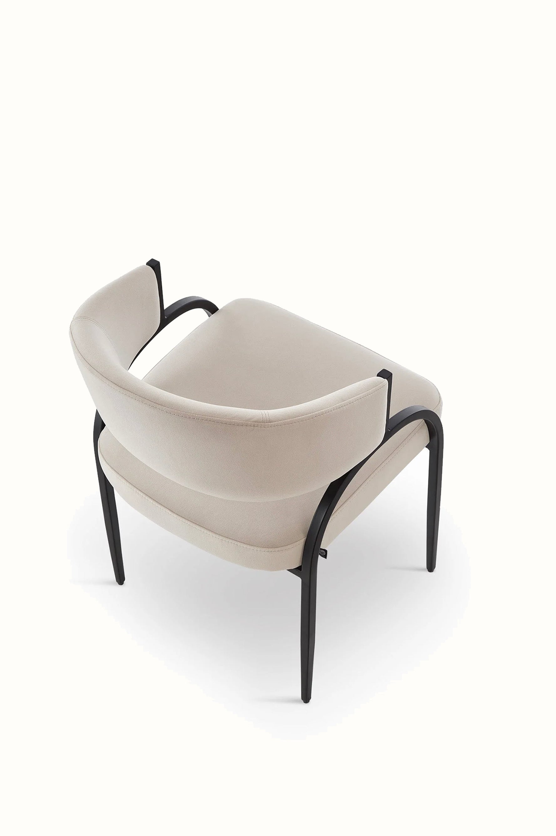 Grey Upholstered Dining Chair