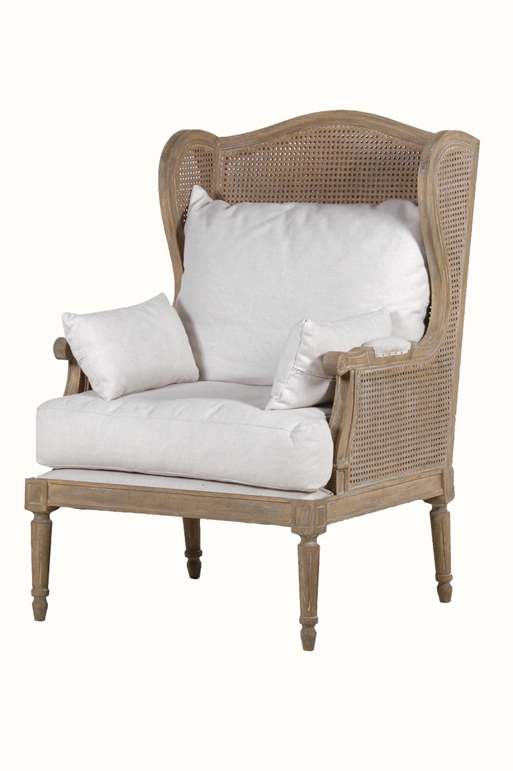 Aged Oak Bergère Chair