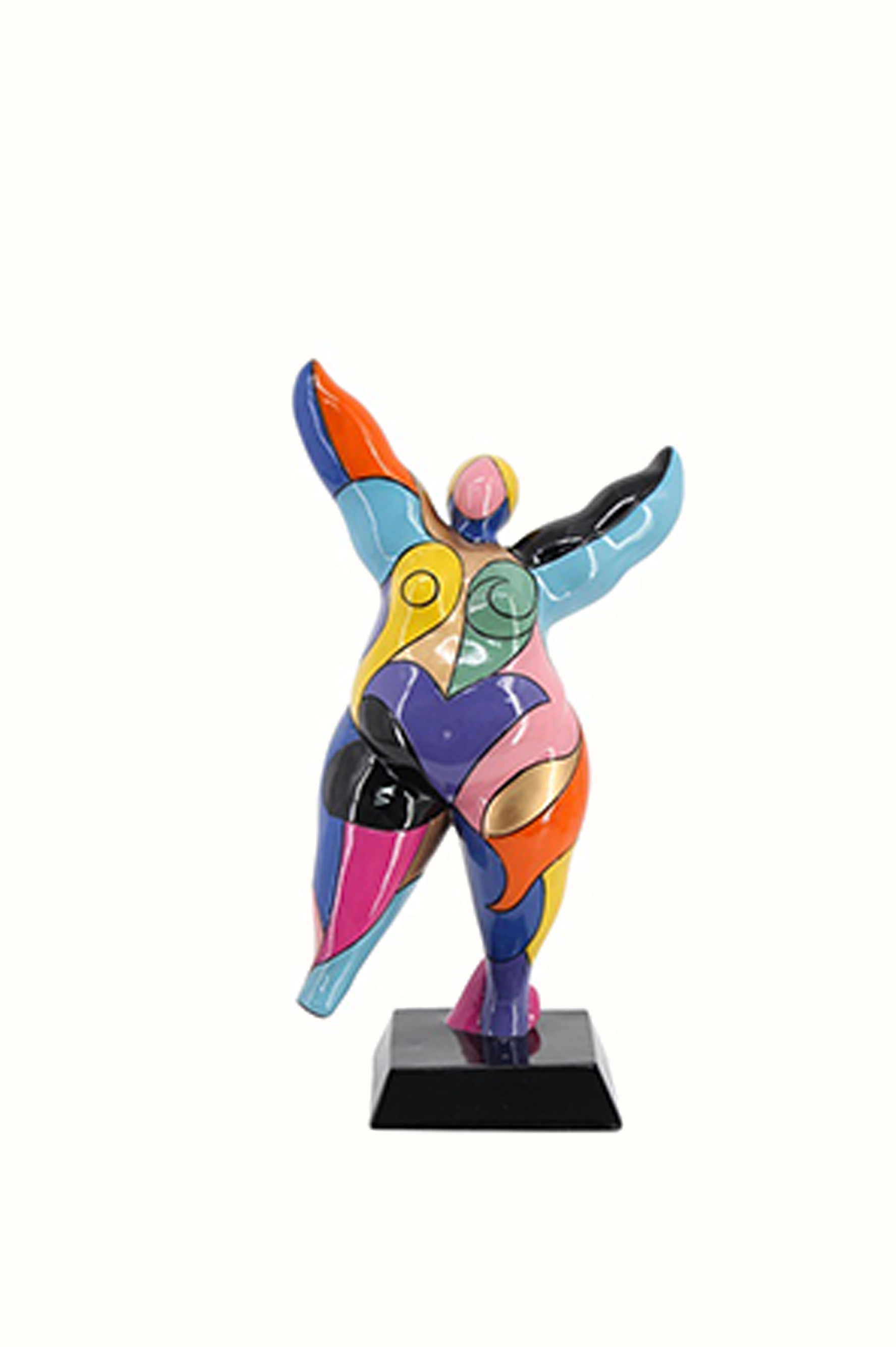 Colourful Resin Lady (set of 2)