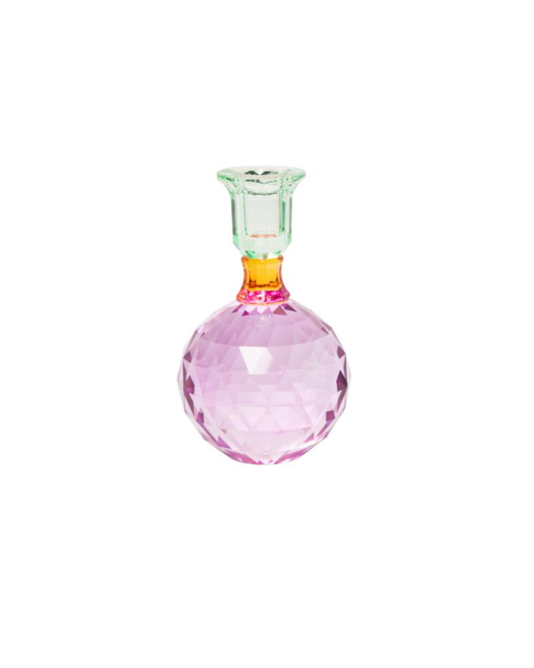 Violet/Amber/Light Mint Crystal Holder